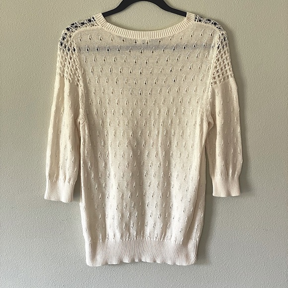 NWOT! Frenchi Off-White Lightweight Sweater. Size XL. - Picture 2 of 4